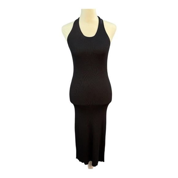 Modern Citizen Dresses & Skirts - Modern Citizen Ally Ribbed Midi Dress in Black Size Small